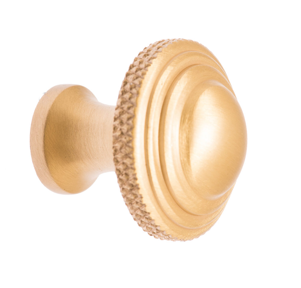 Home Knobs & Handles Brass Knurled Knob